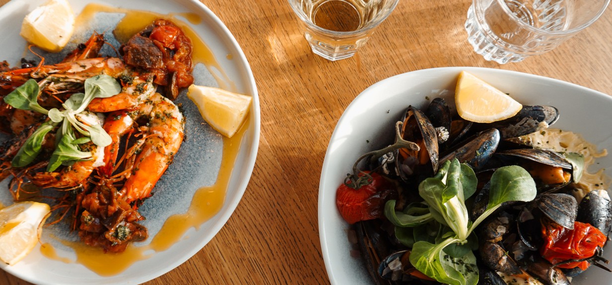 gamba's bij Gestrand